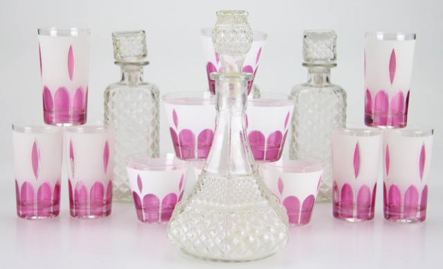 Decanters and Mid Modern Style Glasses