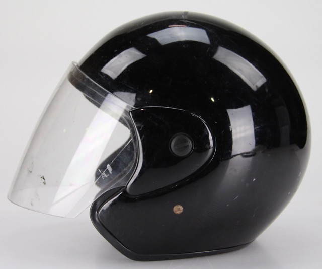 A1 Motorcycle Hard Case Saddle Bags with Helmet