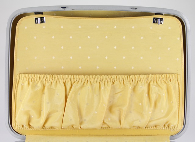 Vintage Yellow Hard Shell Suitcases