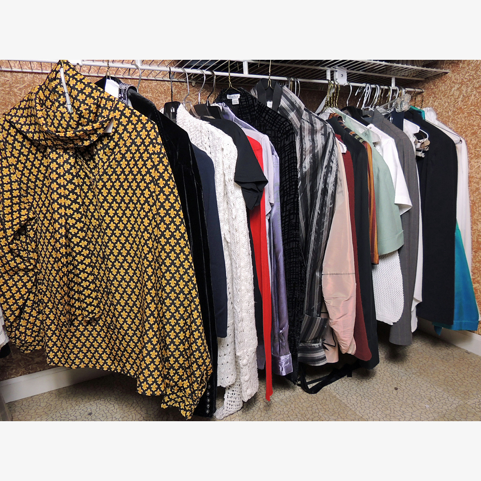 Women's Designer Fashions Including a Salvatore Ferragamo Print Blouse