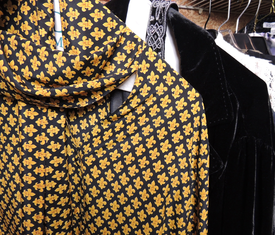 Women's Designer Fashions Including a Salvatore Ferragamo Print Blouse