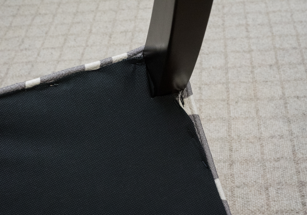 Pair of Pier One "Owen" Wingback Dining Chairs in Pewter Metro
