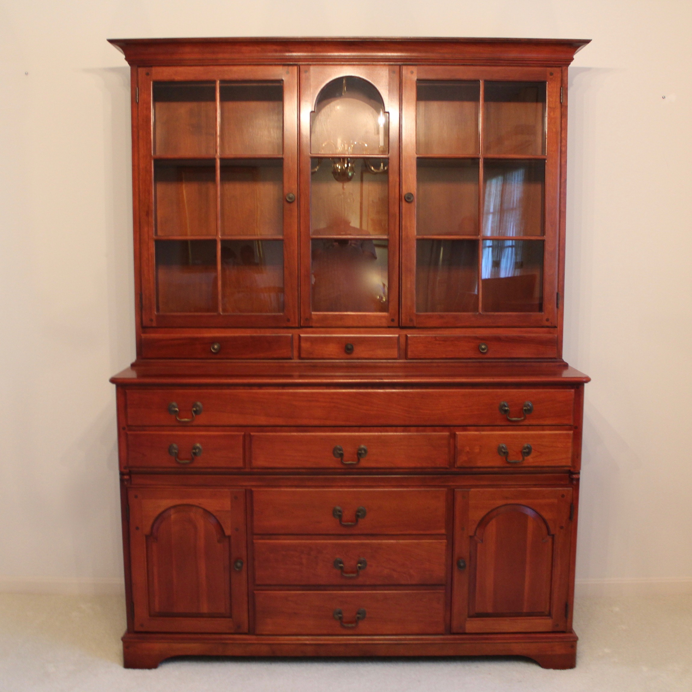 Vintage Pennsylvania House Cherry China Cabinet