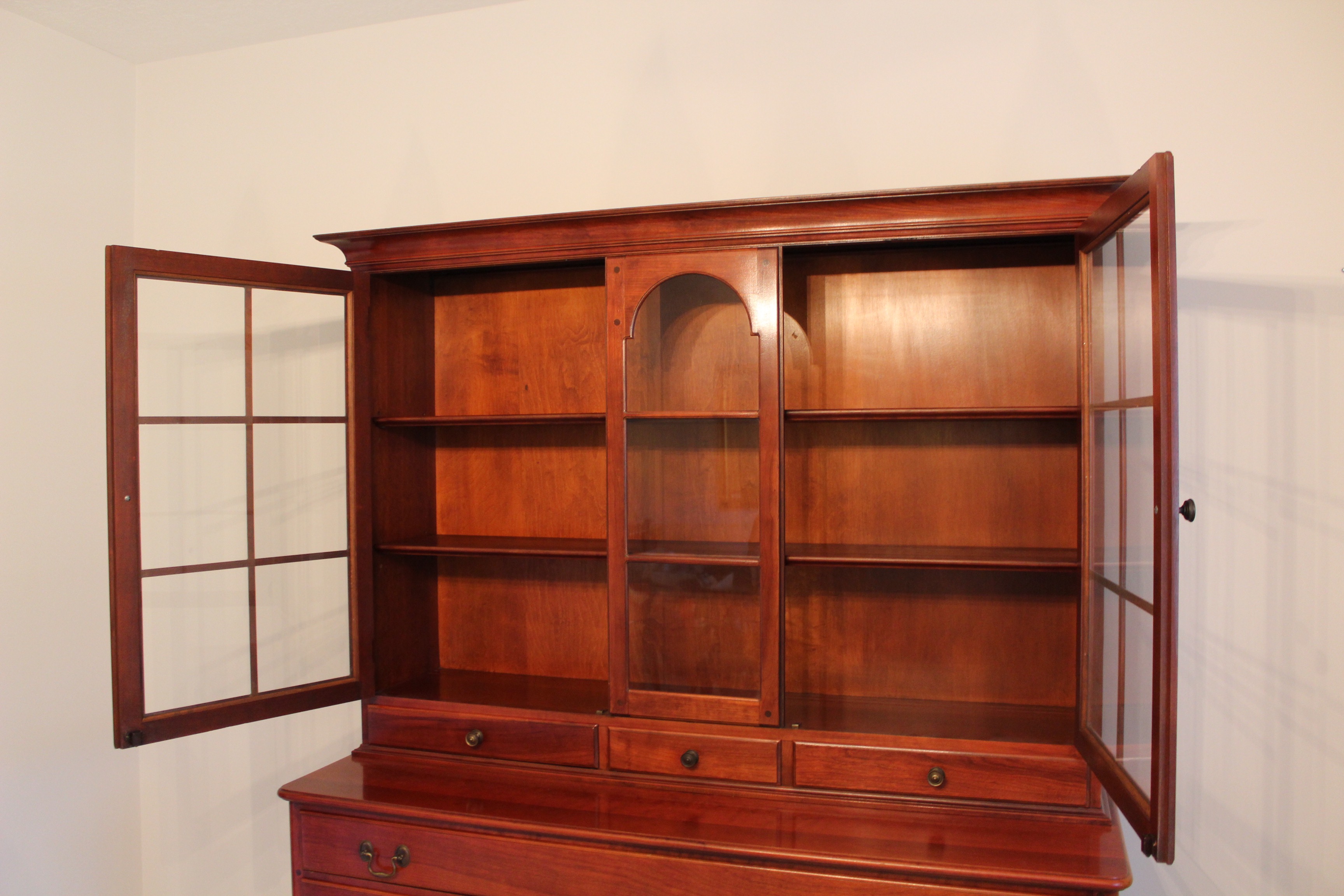 Vintage Pennsylvania House Cherry China Cabinet