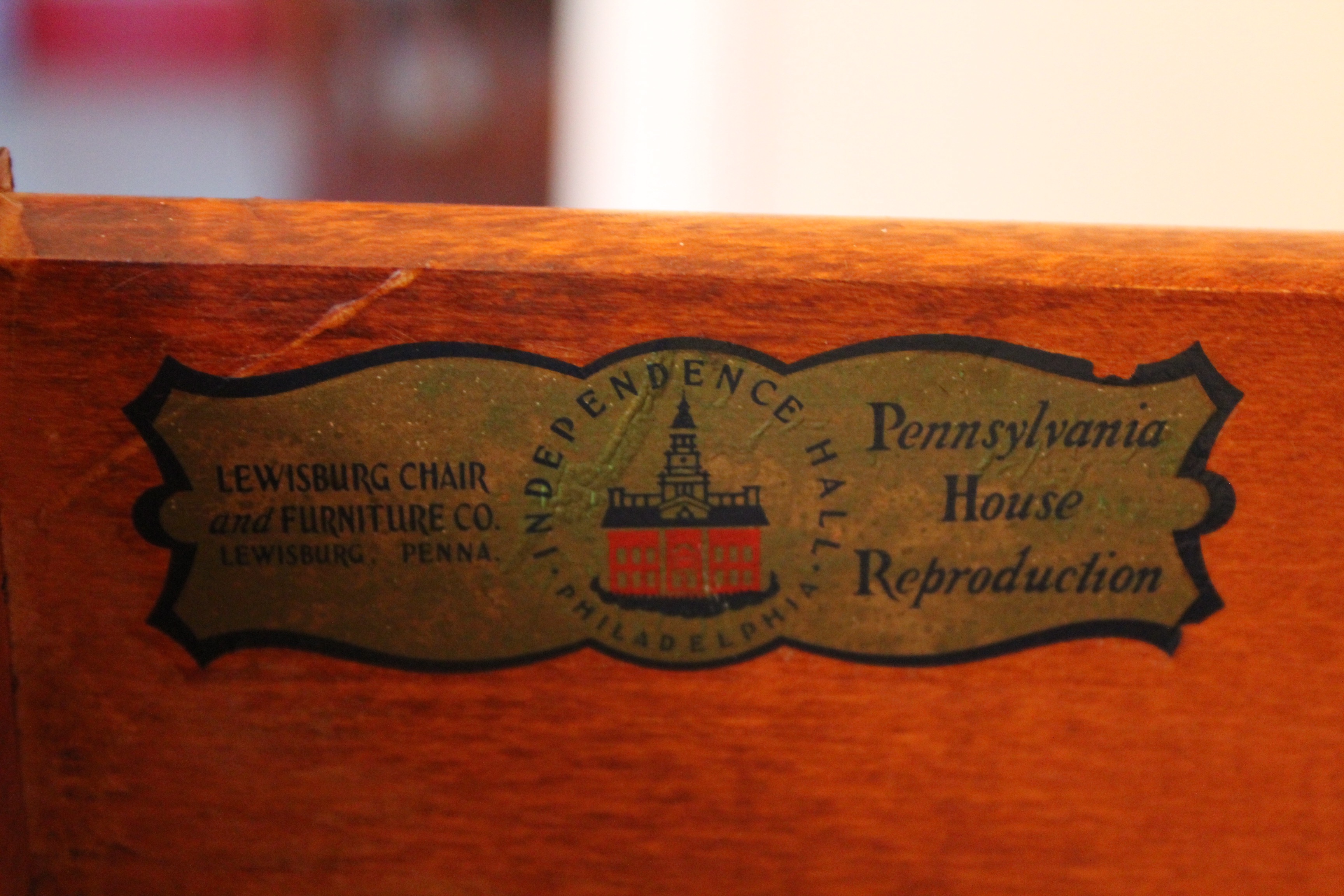 Vintage Pennsylvania House Cherry China Cabinet