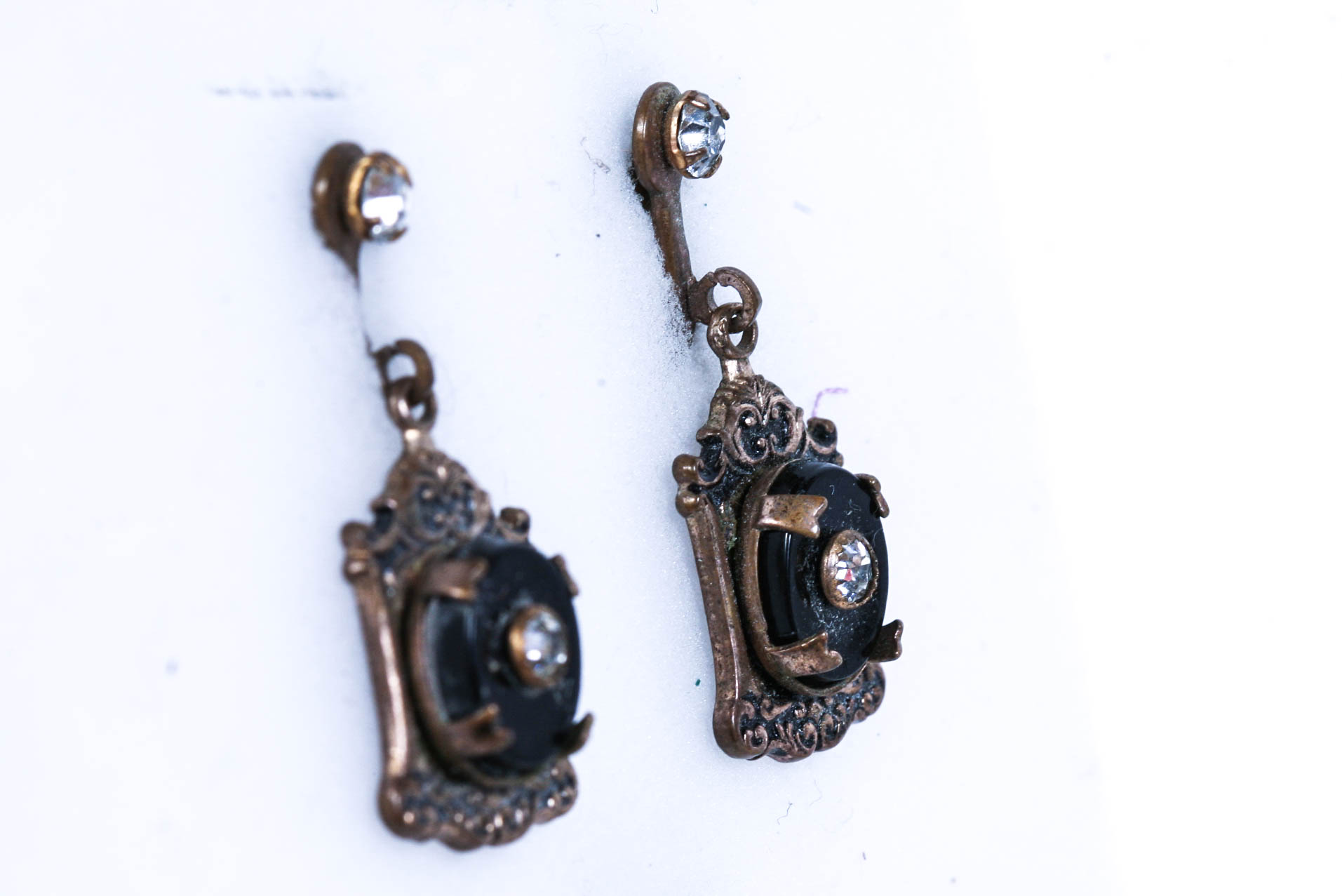 1890 - 1910 Edwardian Blister Mabe Pearl Jabot Stick Pin