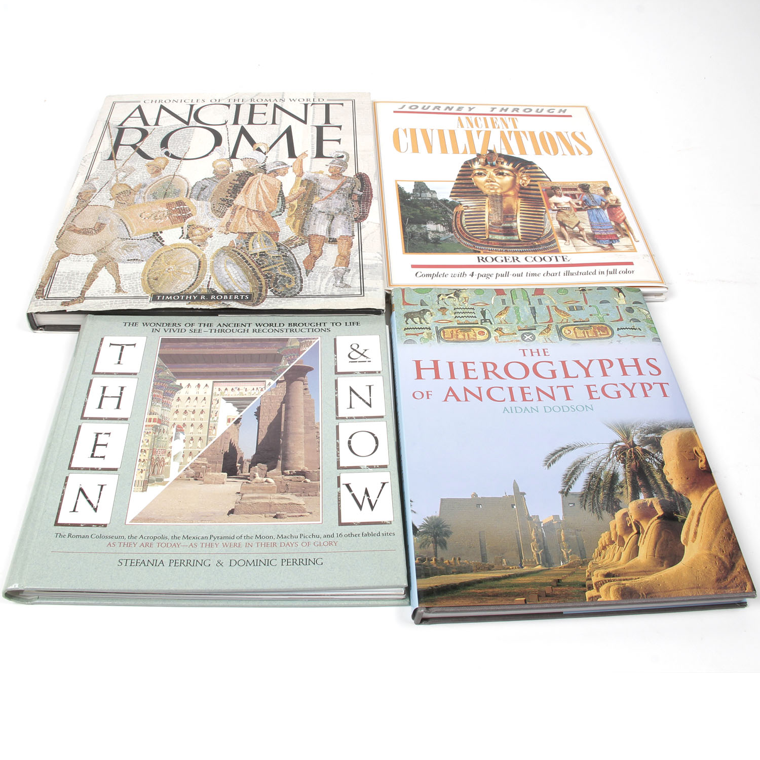 Collection of History Books on Ancient Rome and Egypt