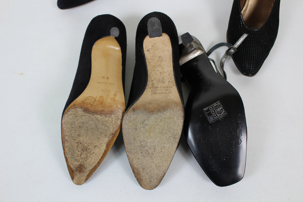 Women's Designer Dress Heels in Black