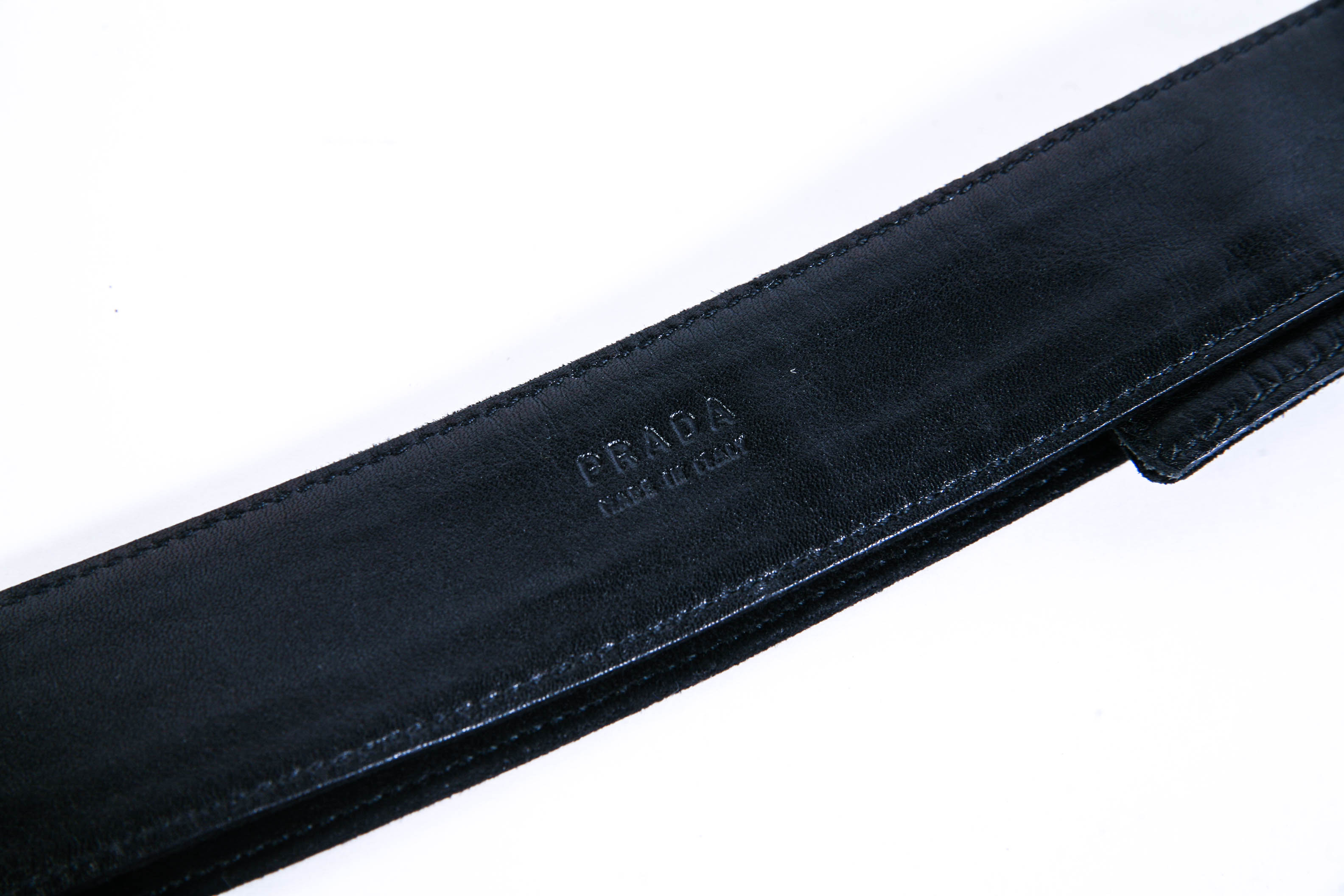 Prada and Moschino Designer Belts