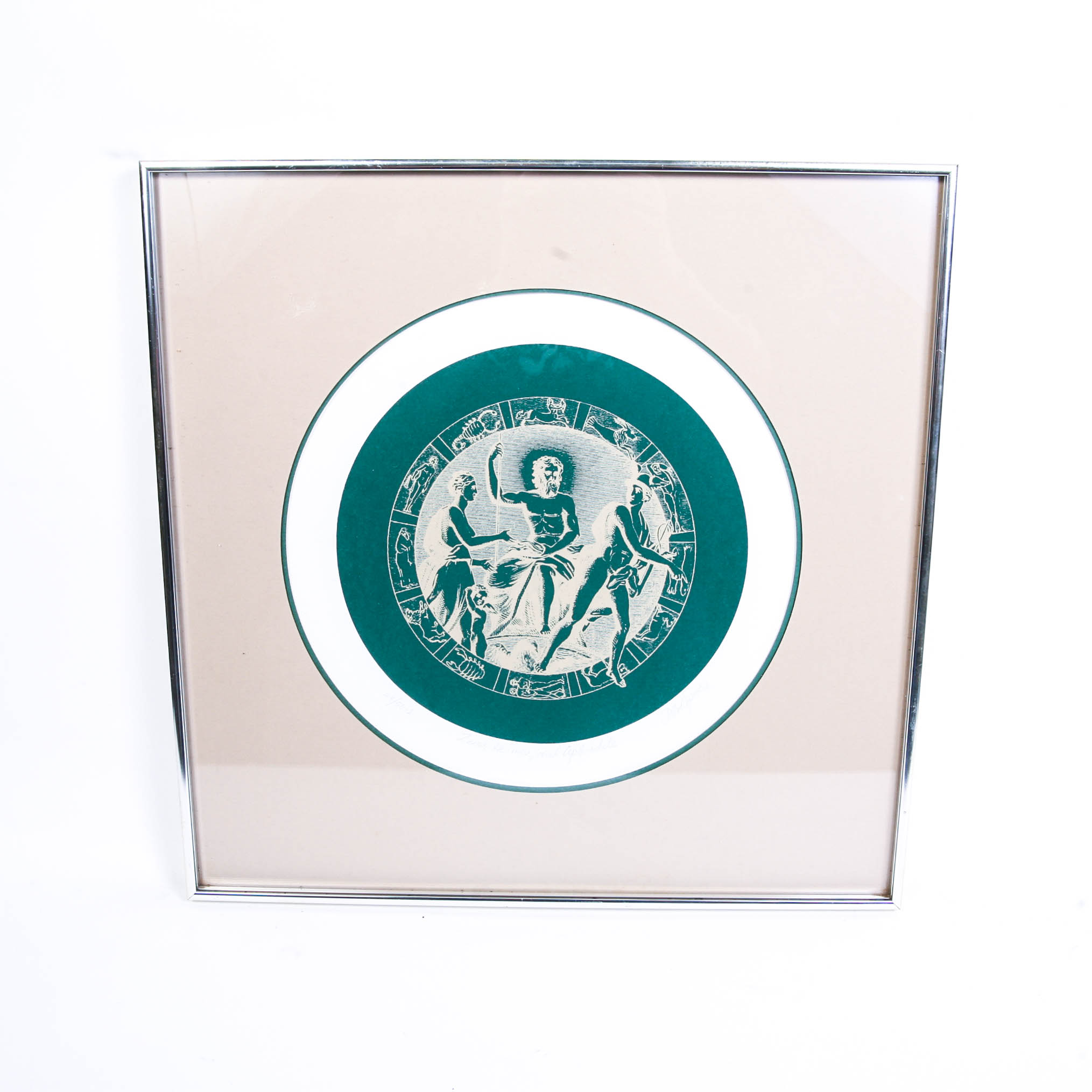 Vintage Mythological Serigraph