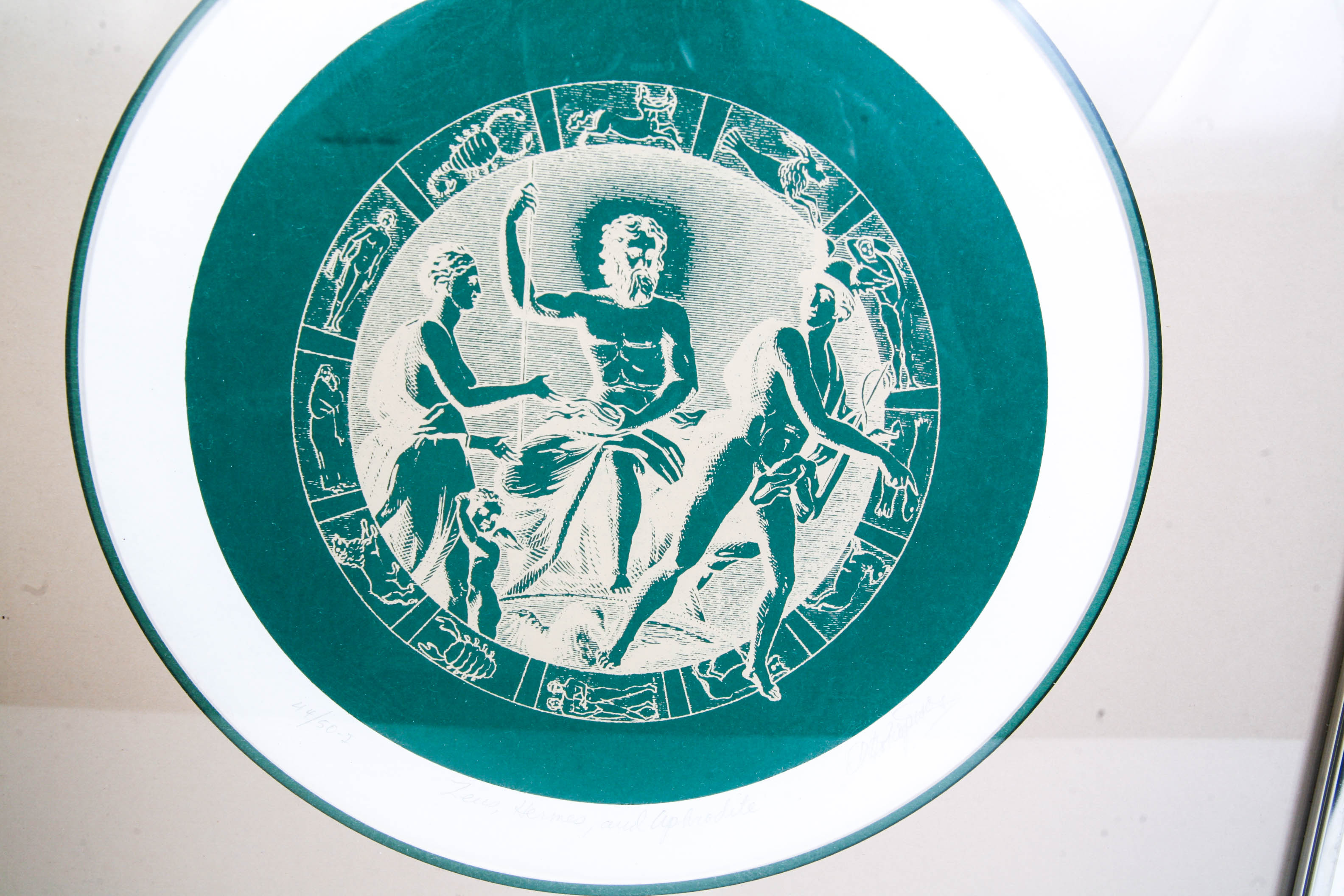 Vintage Mythological Serigraph