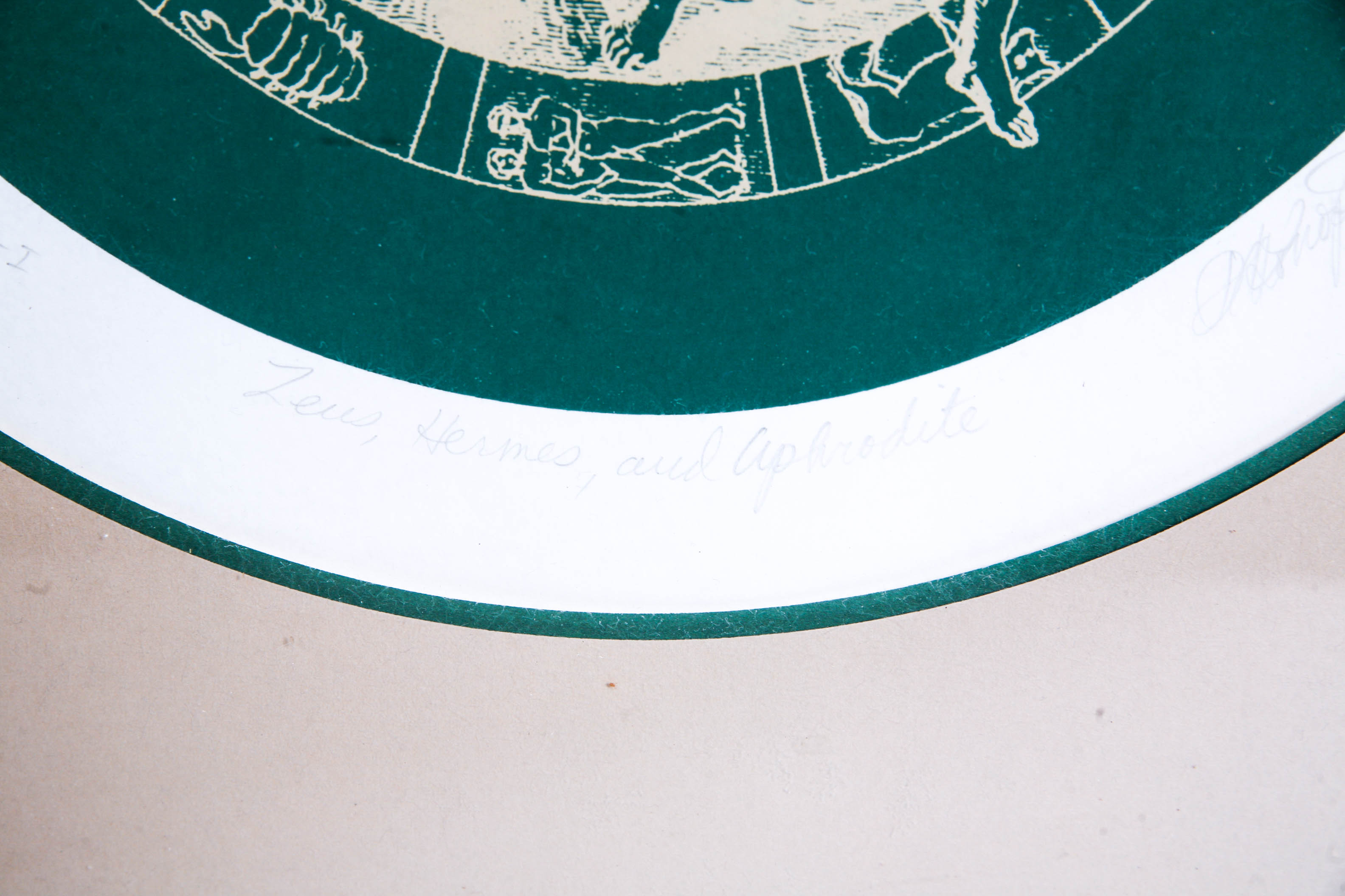 Vintage Mythological Serigraph