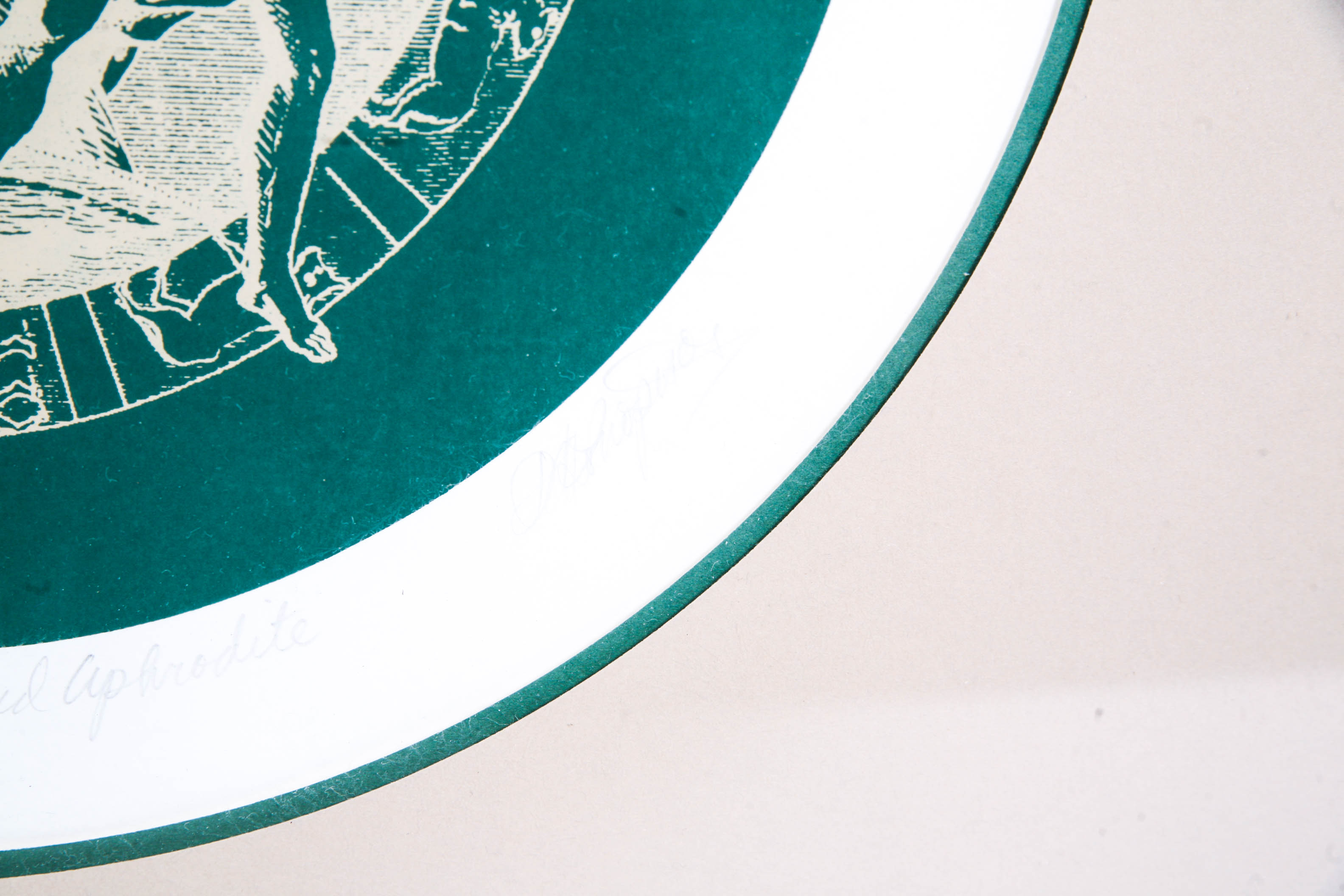 Vintage Mythological Serigraph