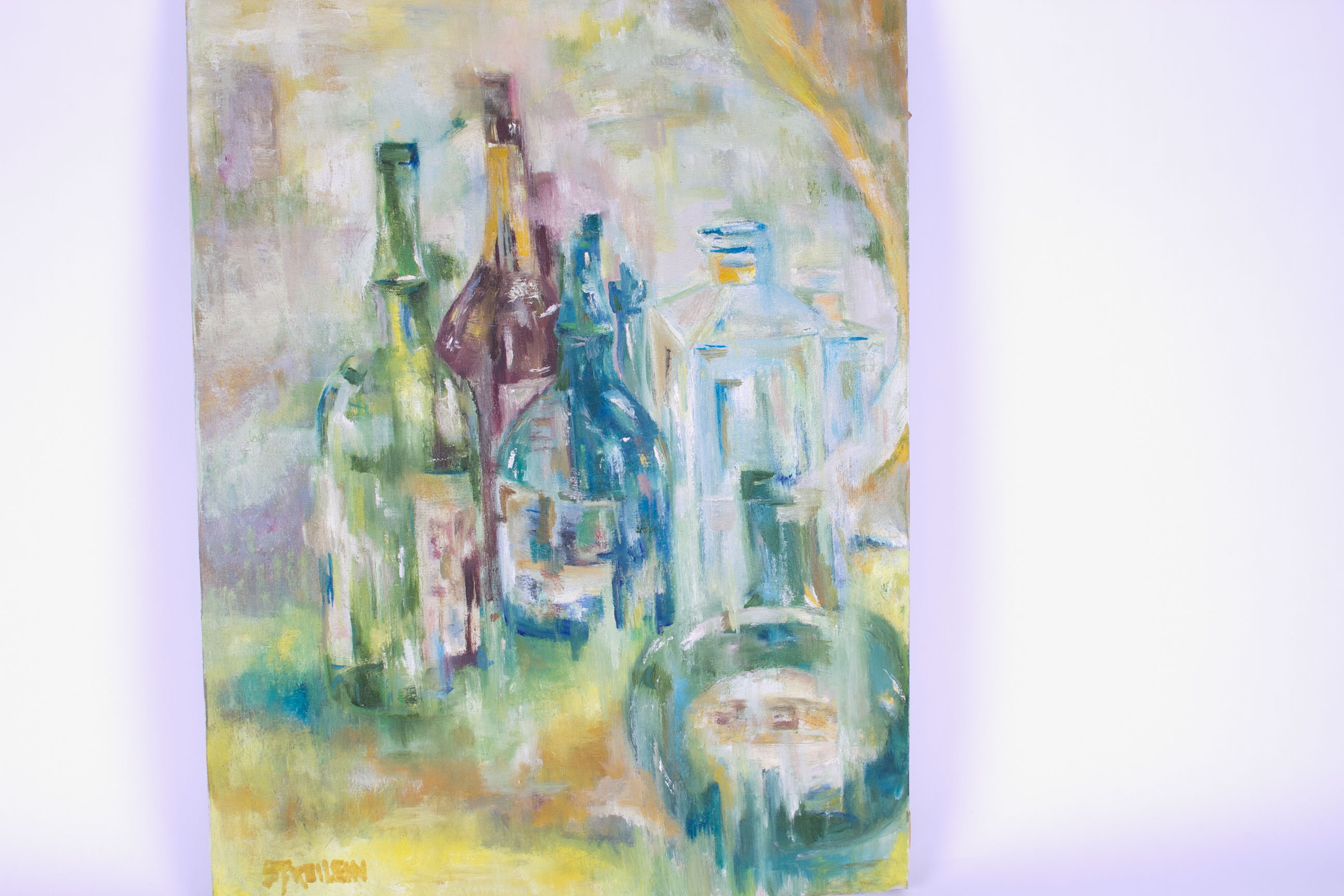 Signed Still Life Oil on Canvas