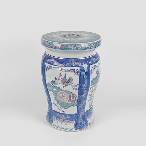 Ceramic Asian Garden Seat