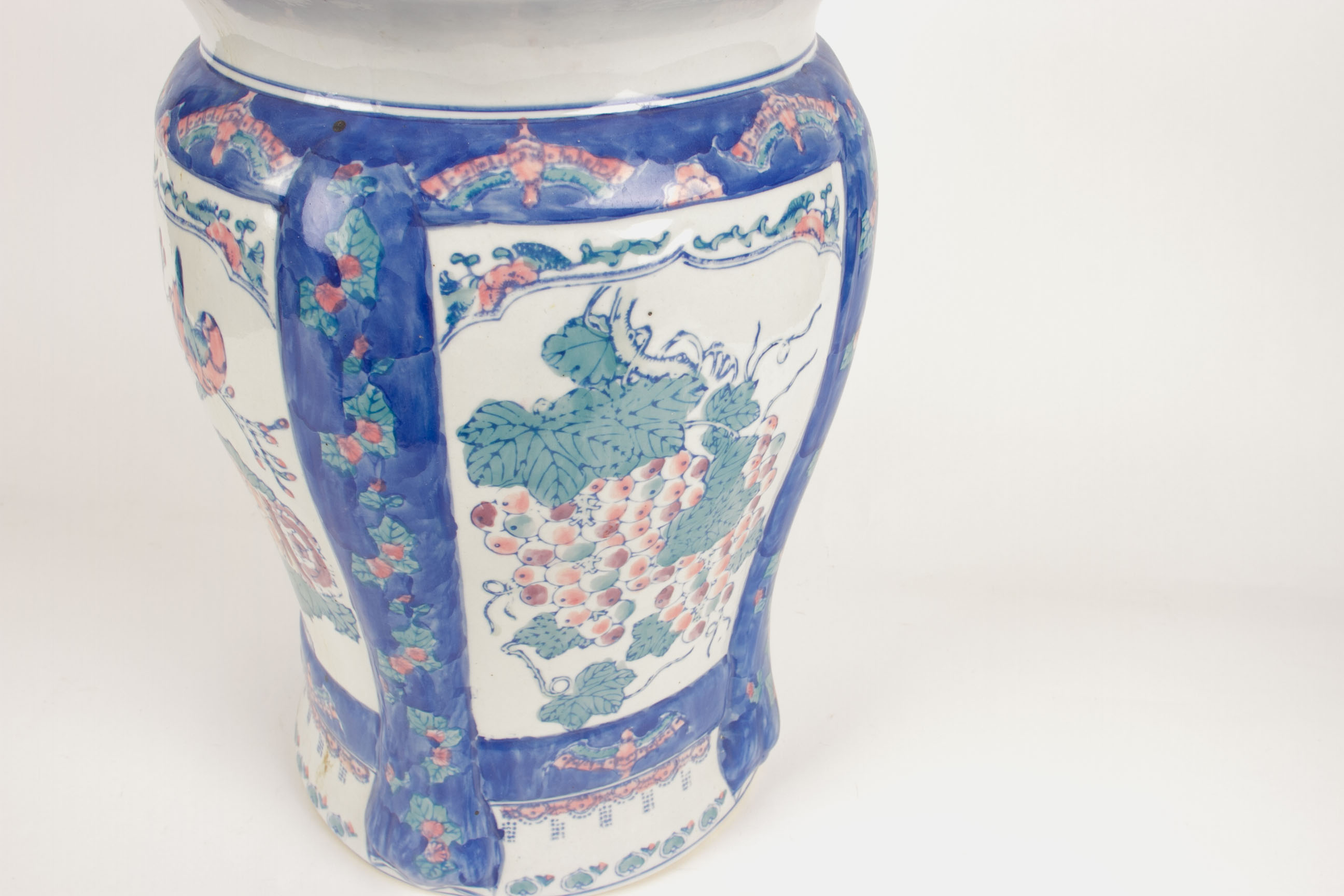 Ceramic Asian Garden Seat