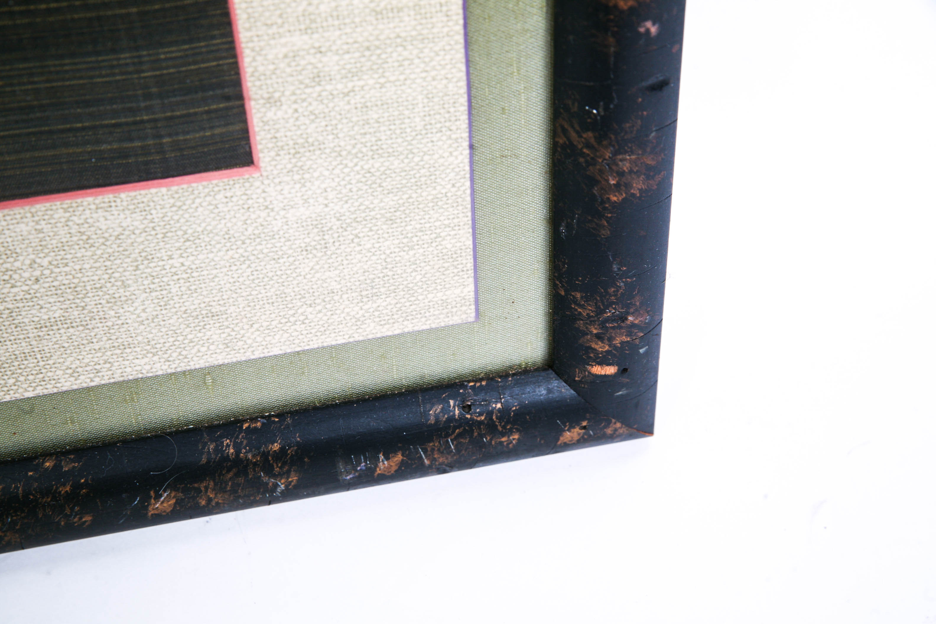 Framed Mythological Painting on Silk