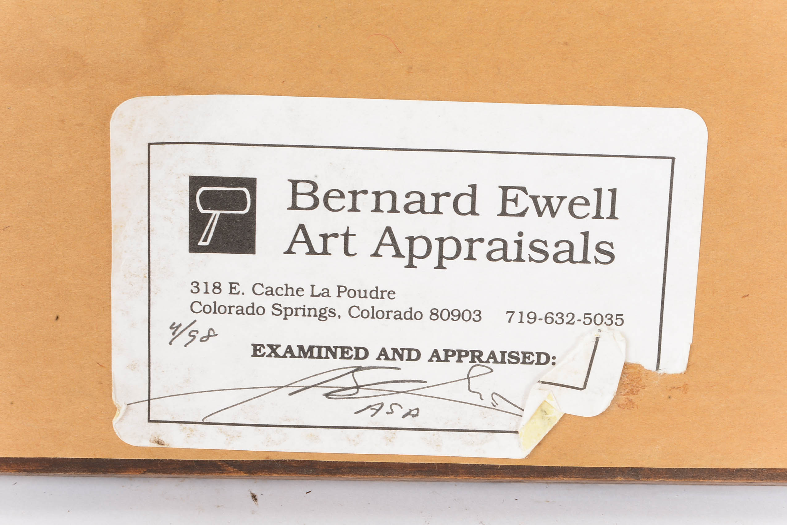 Eugene Baatsoslanii Joe Navajo Sandpainting "Old Warrior"