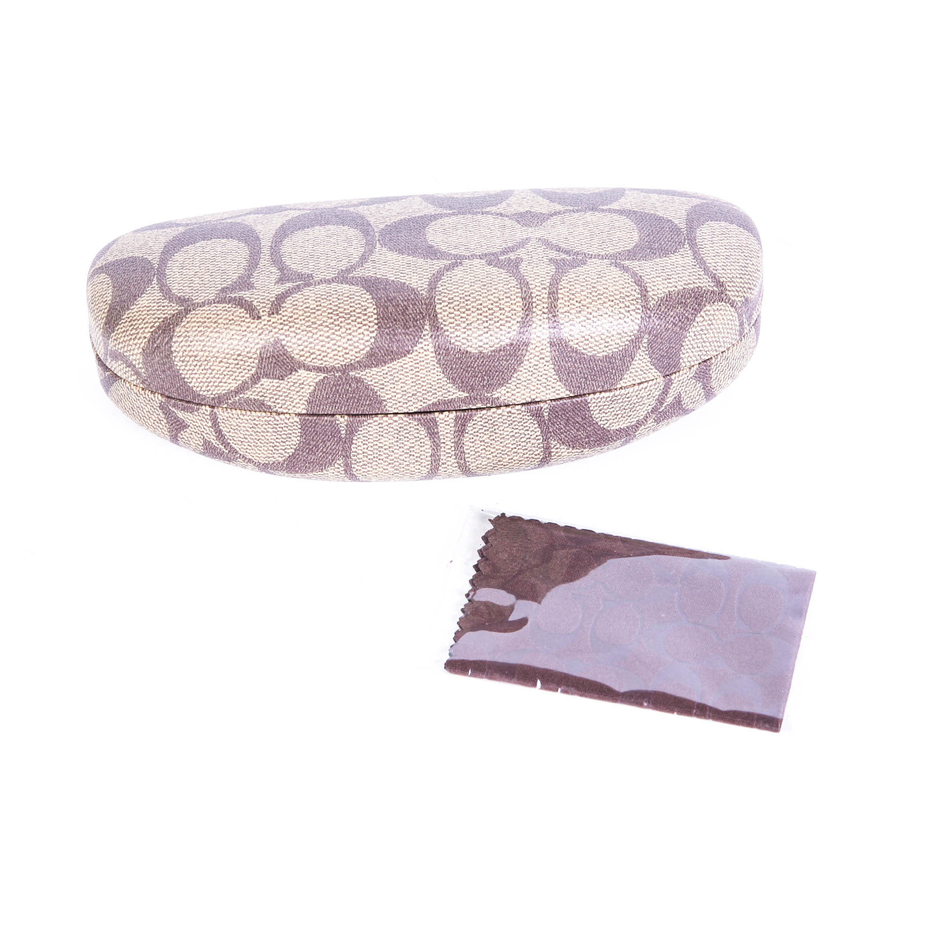 Coach Sunglass Case with Original Unopened Coach Polishing Cloth