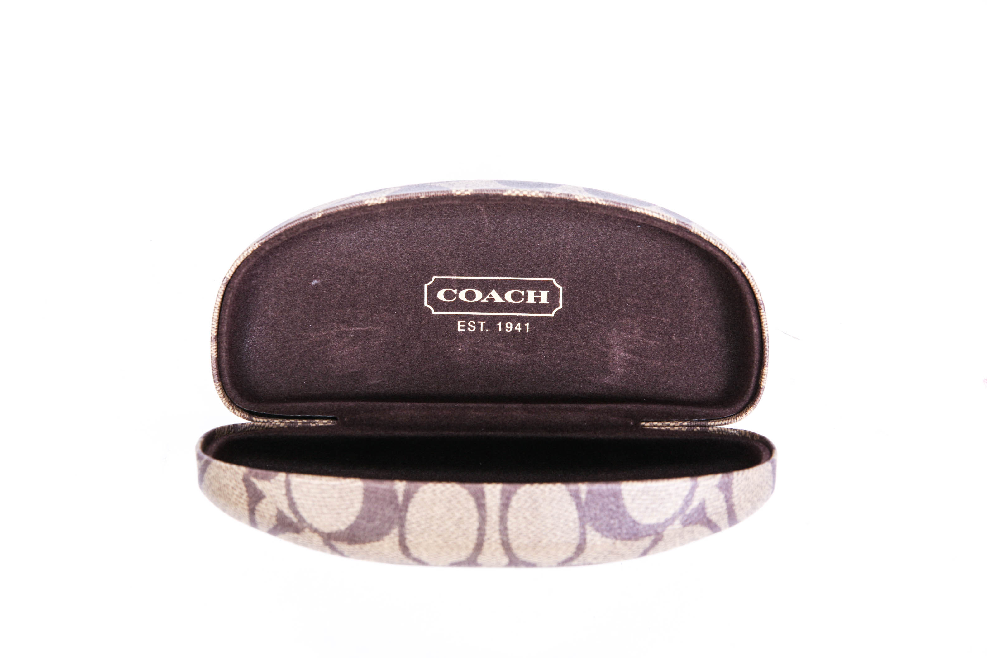 Coach Sunglass Case with Original Unopened Coach Polishing Cloth