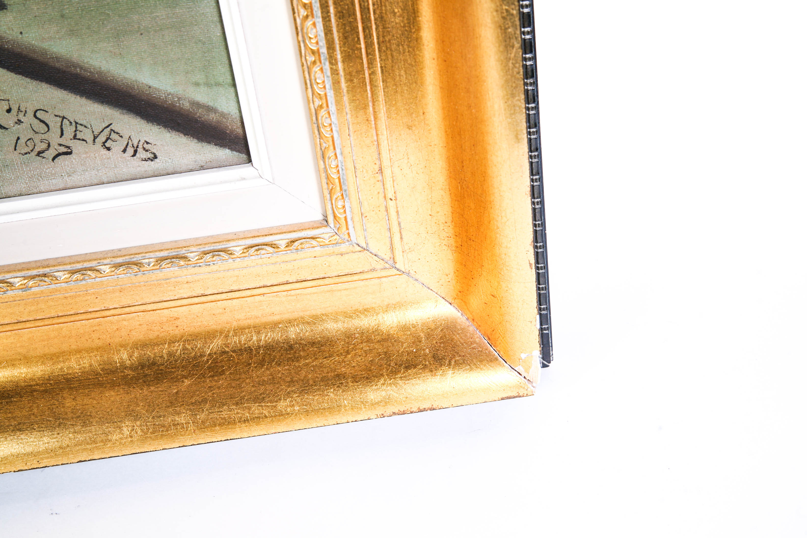 Oil on Canvas Painting by C.H. Stevens 1927