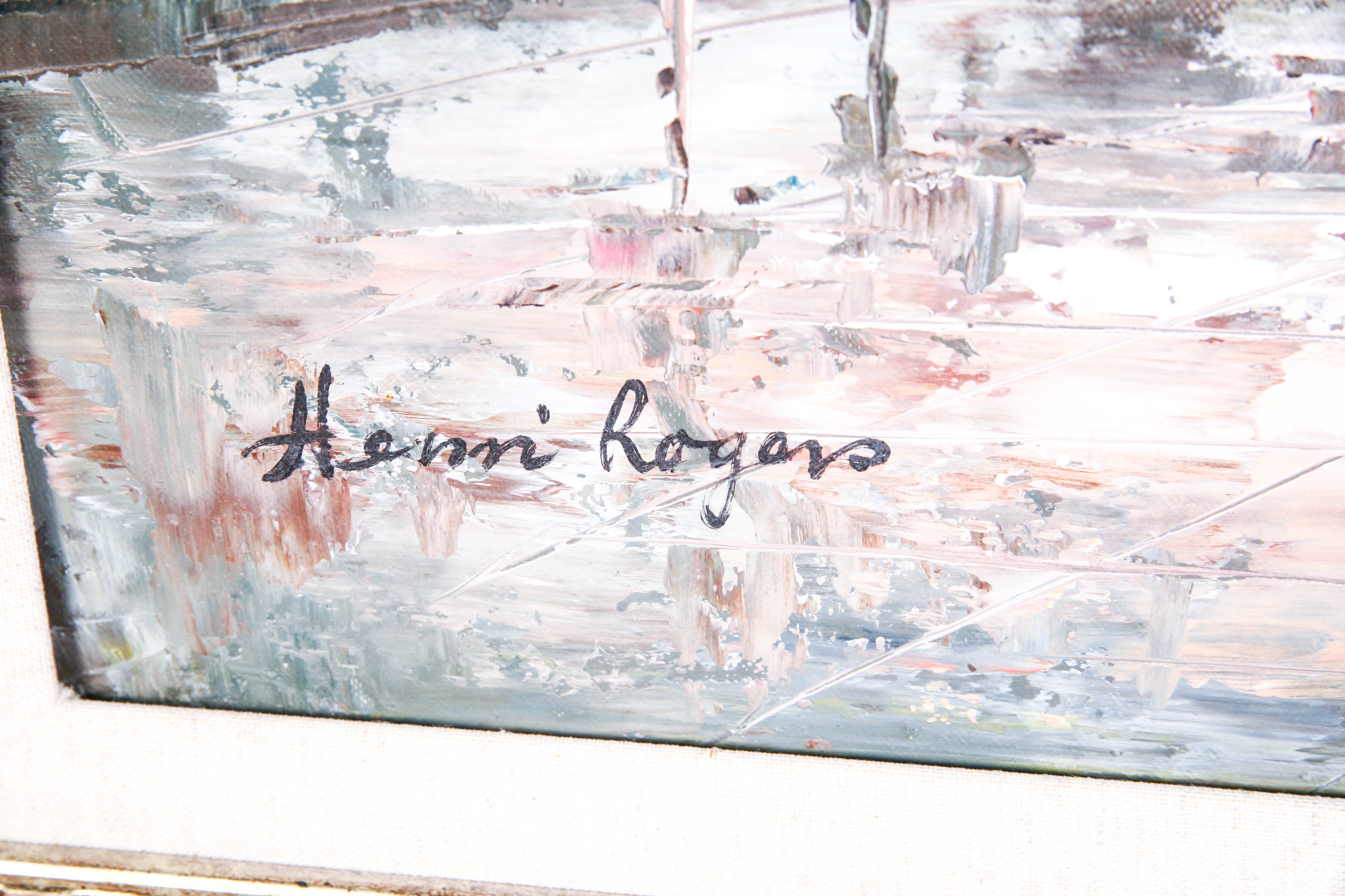 Oil on Canvas Henri Rogers