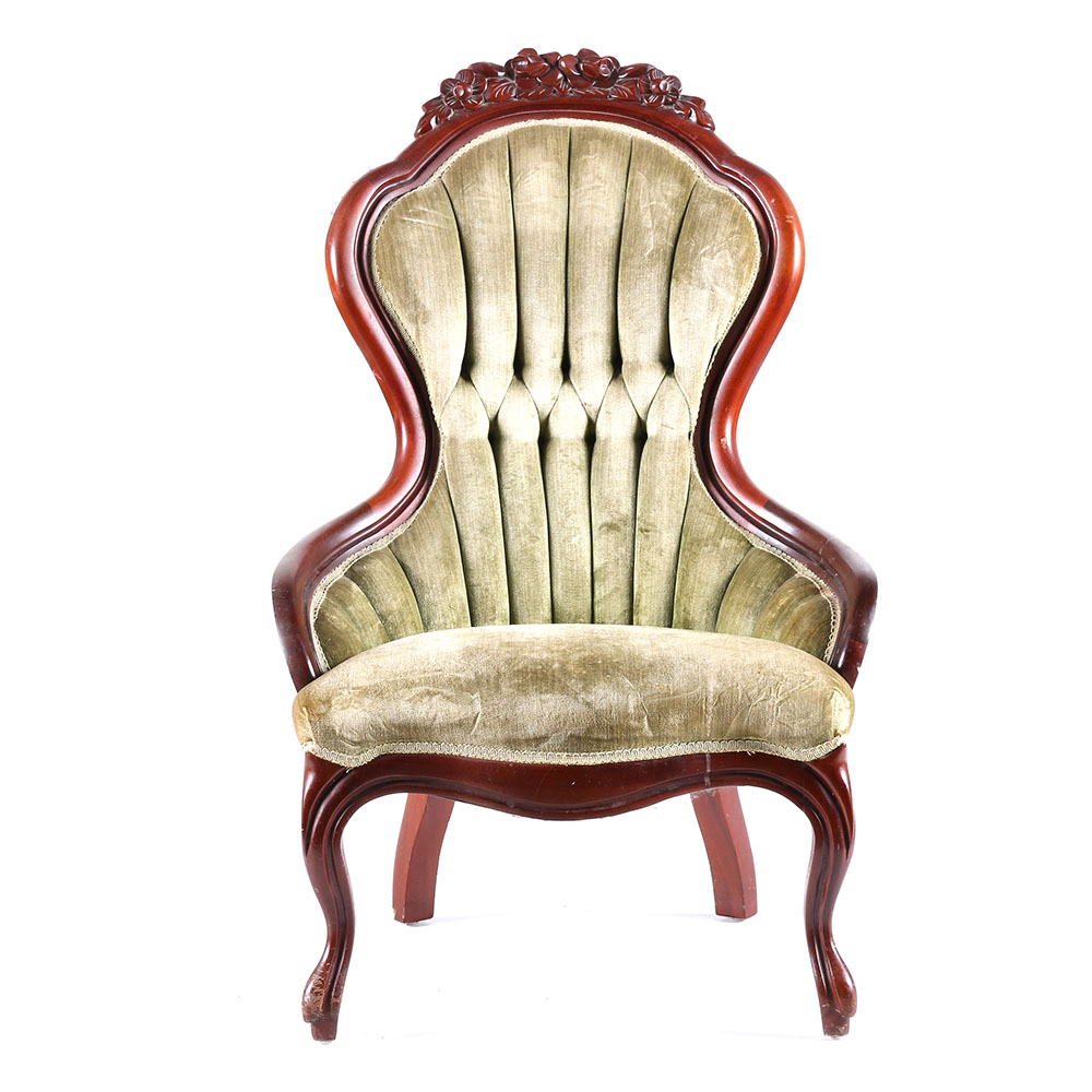 Victorian Style Parlor Chair