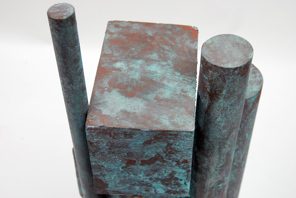 Rima Schulkind "Boxscope" Vertical Wood Sculpture