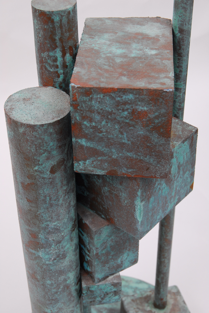 Rima Schulkind "Boxscope" Vertical Wood Sculpture