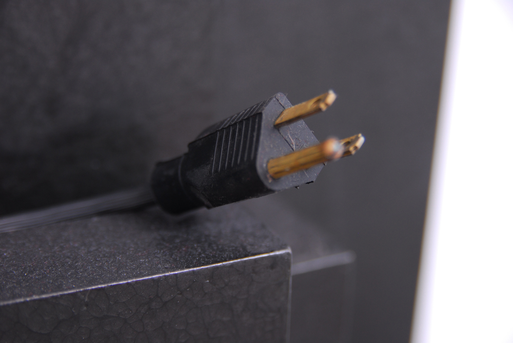 Rima Schulkind Contemporary Black Lighted Sculpture