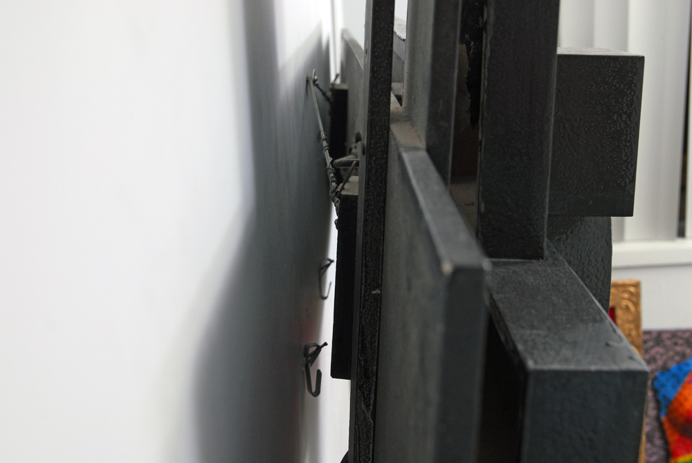 Neon Sculpture on Wood by Rima Schulkind