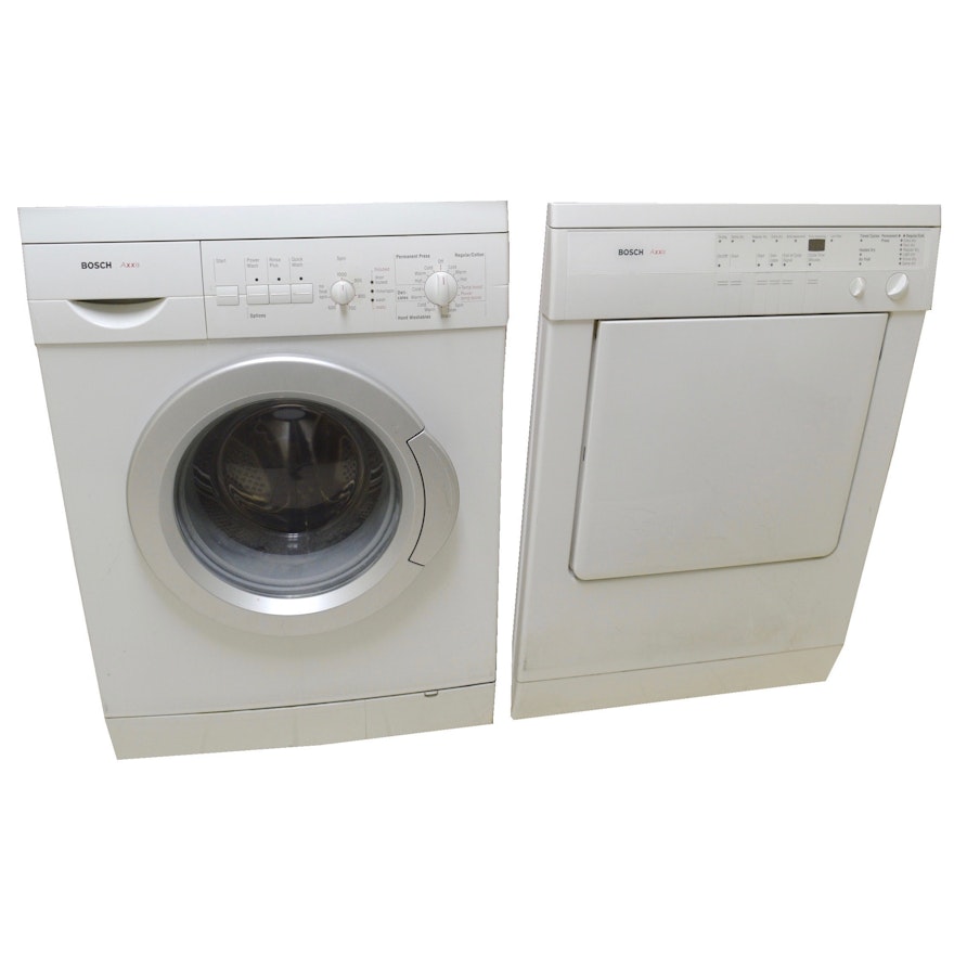 Bosch Axxis Washer and Dryer