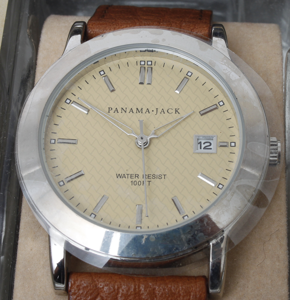 Leather Panama Jack Watch