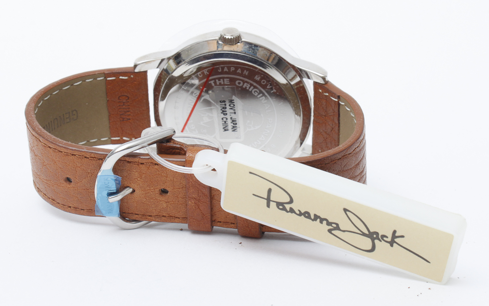 Leather Panama Jack Watch