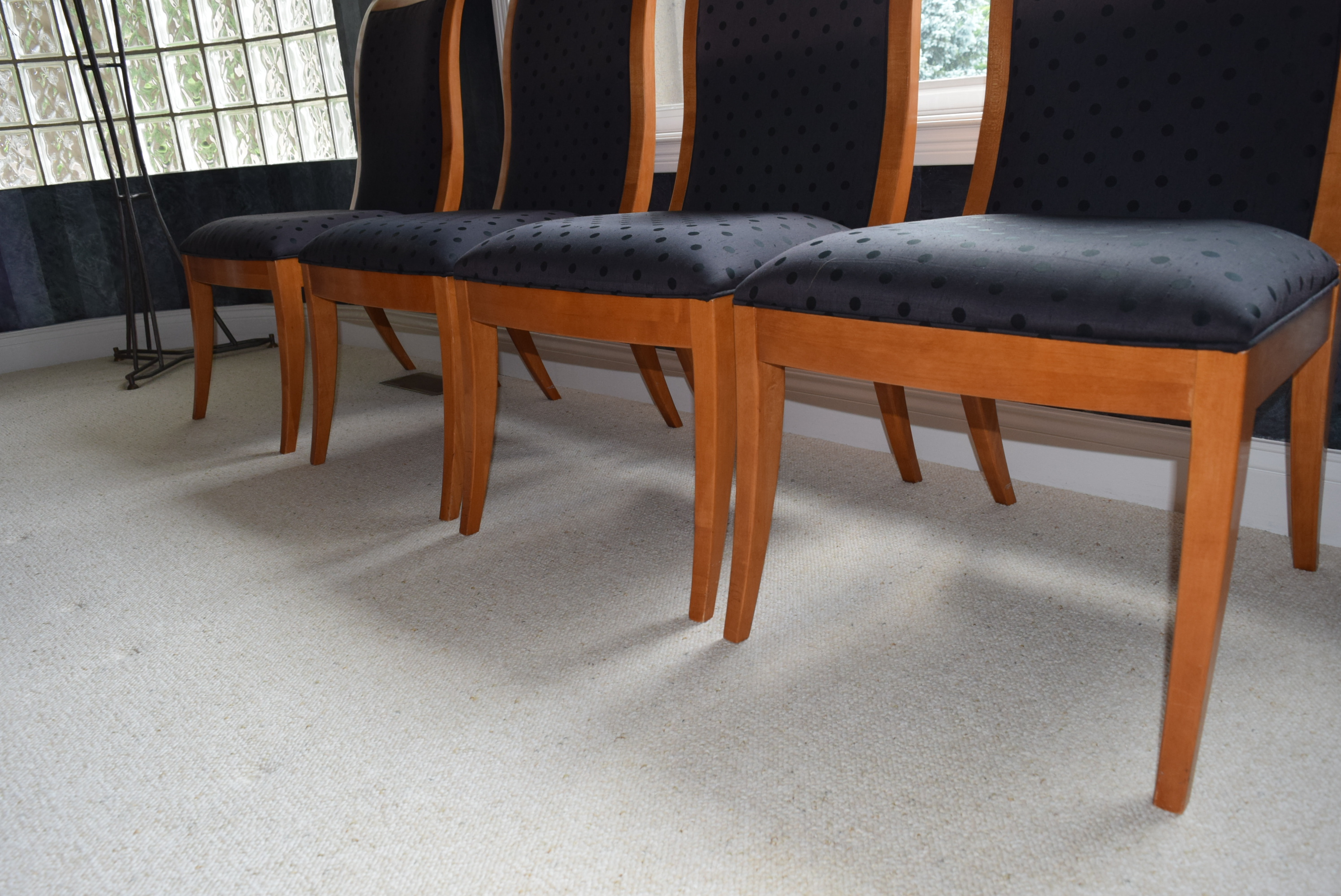 Hickory White 'Genesis' Formal Dining Table with Eight Chairs