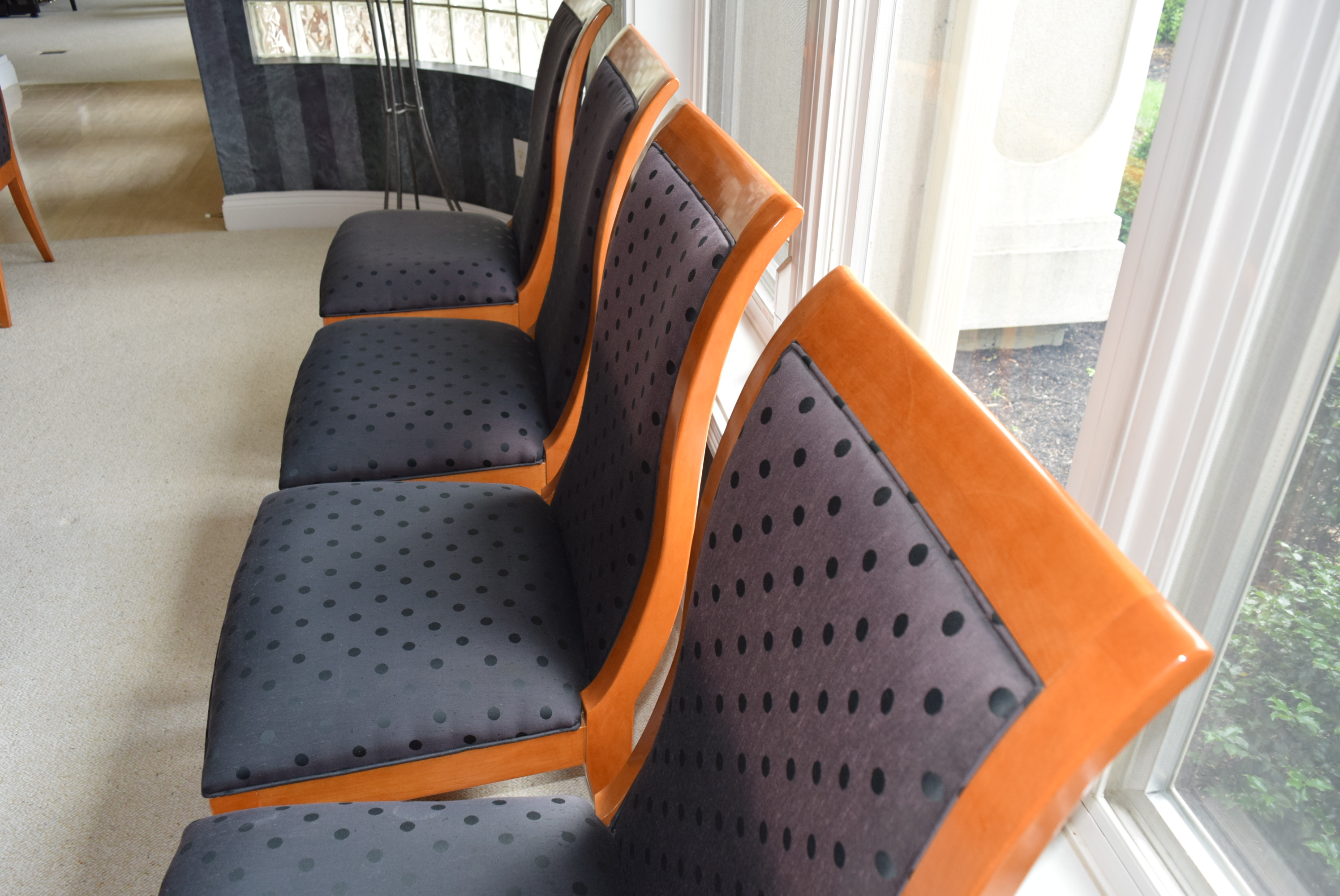 Hickory White 'Genesis' Formal Dining Table with Eight Chairs