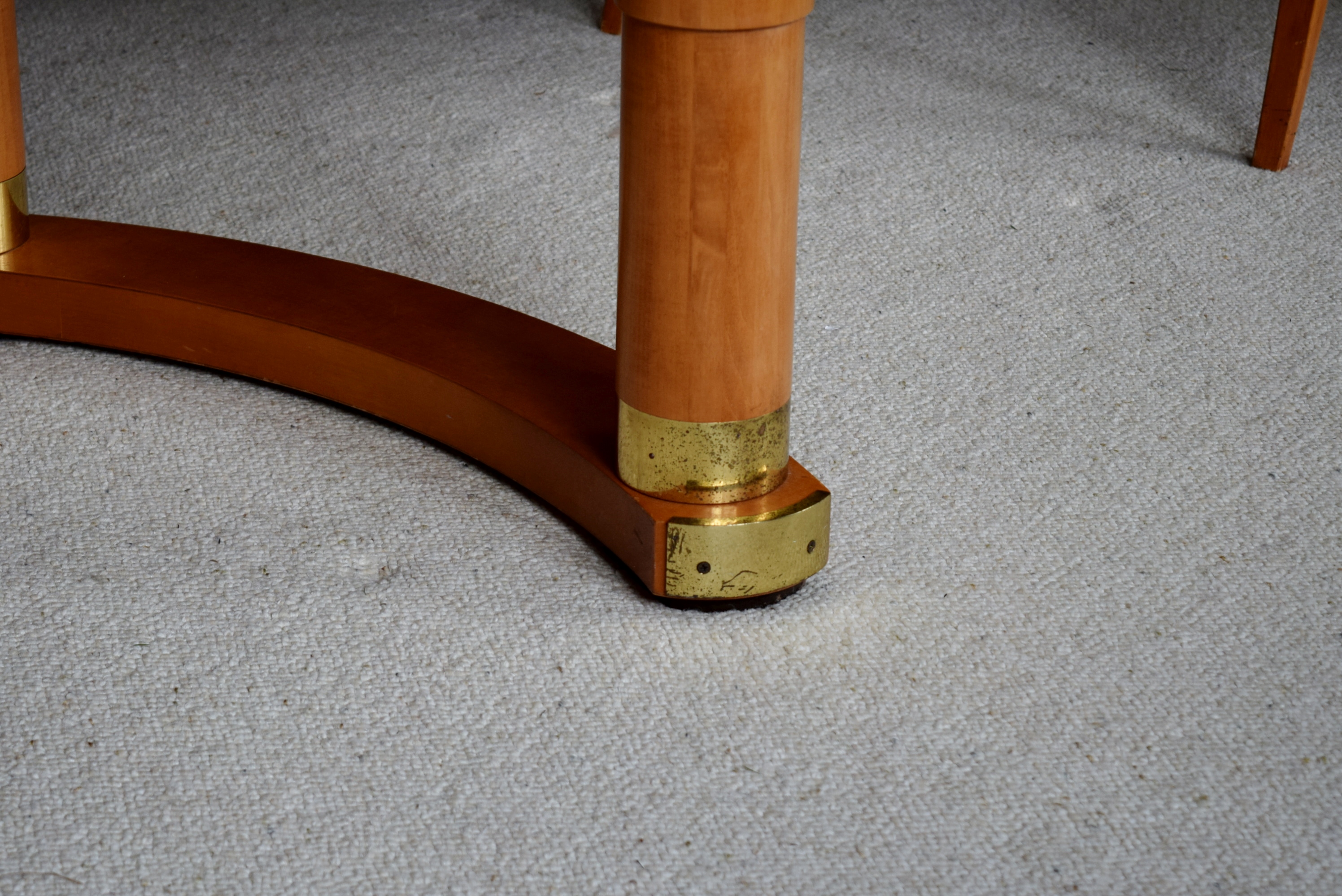 Hickory White 'Genesis' Formal Dining Table with Eight Chairs