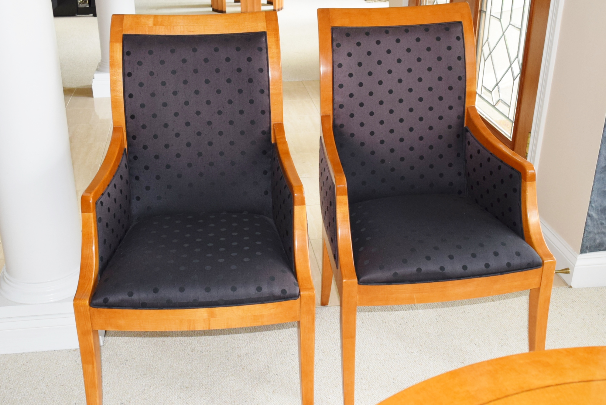 Hickory White 'Genesis' Formal Dining Table with Eight Chairs