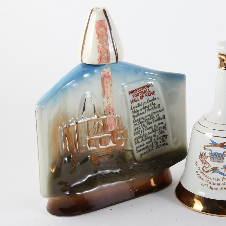 Trio of Vintage Collectible Ceramic Liquor Decanters