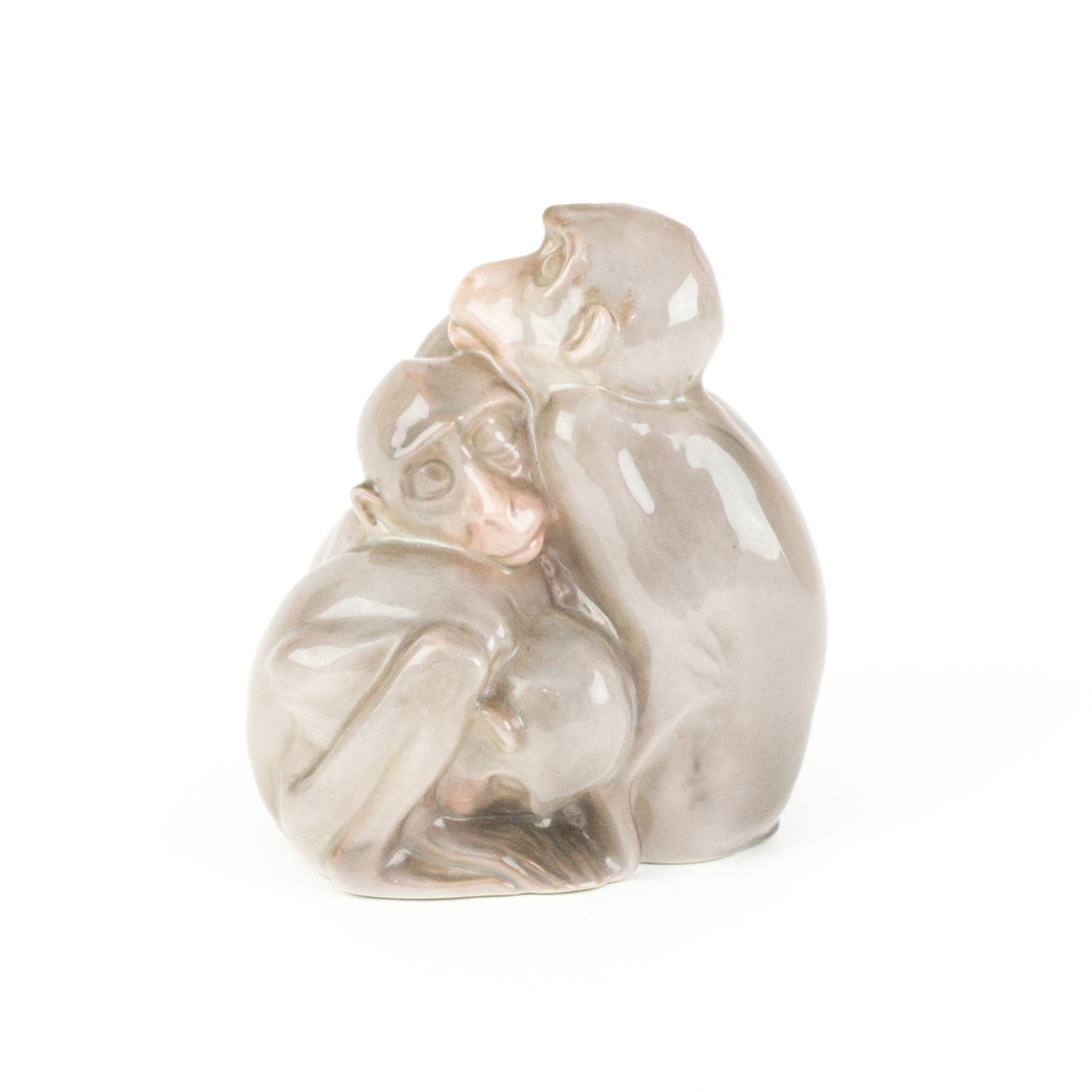 Bing & Grondahl Monkey Family Figurine