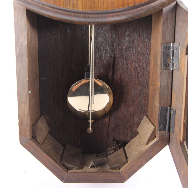 Vintage Montgomery Ward & Co. Wood Wall Clock