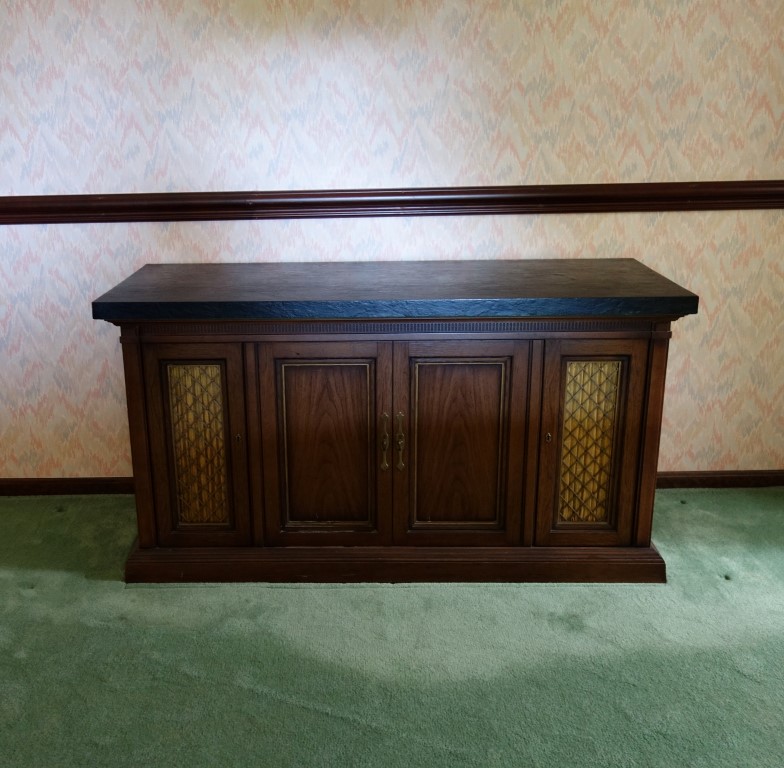 Mid-Century Magnavox Micromatic Console Stereo and 8 Track Tape