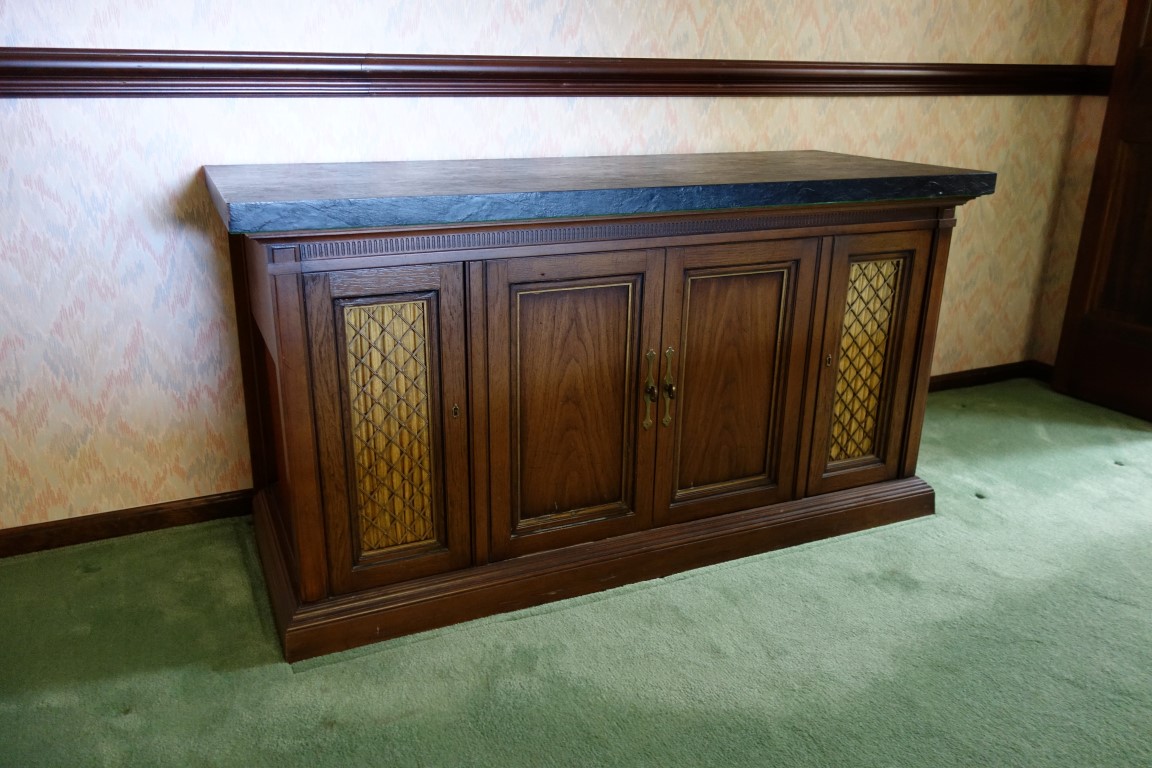 Mid-Century Magnavox Micromatic Console Stereo and 8 Track Tape