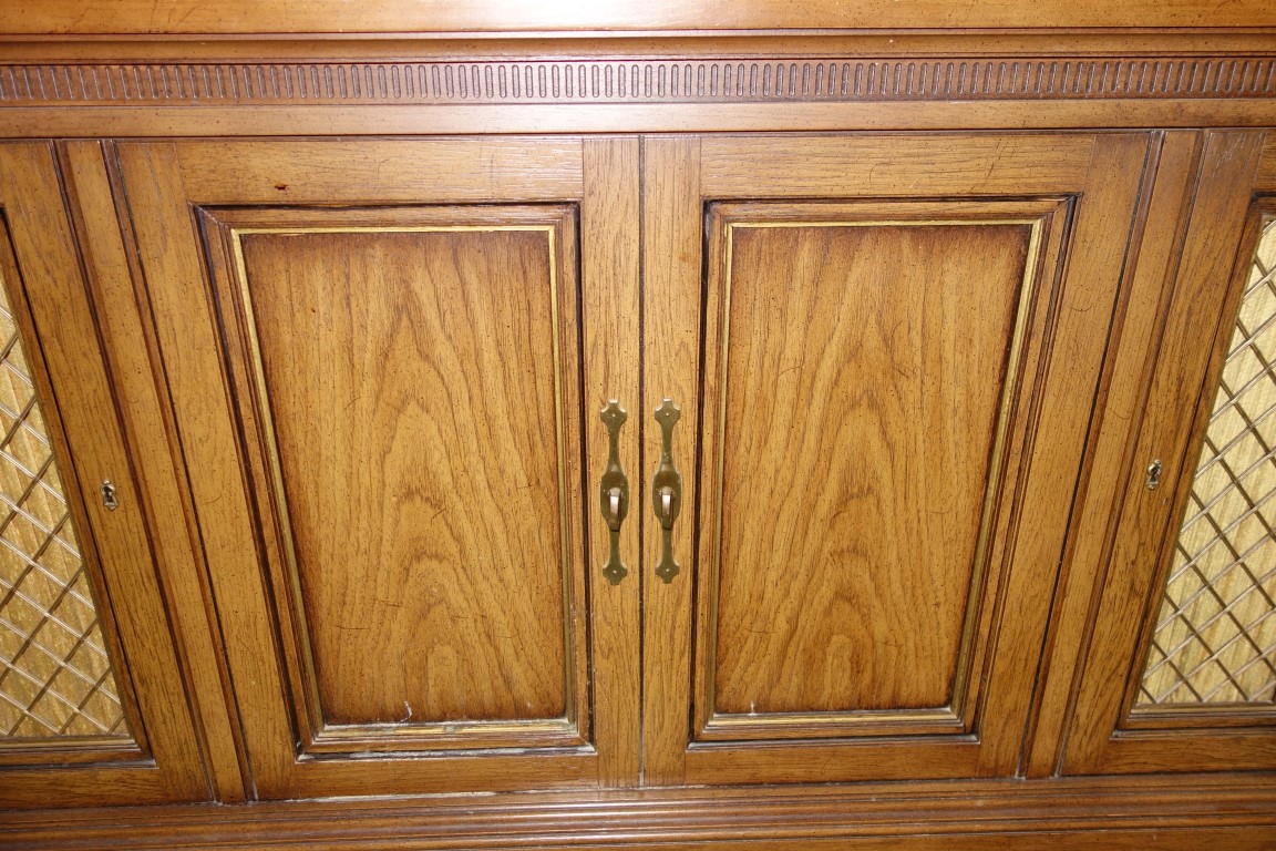 Mid-Century Magnavox Micromatic Console Stereo and 8 Track Tape