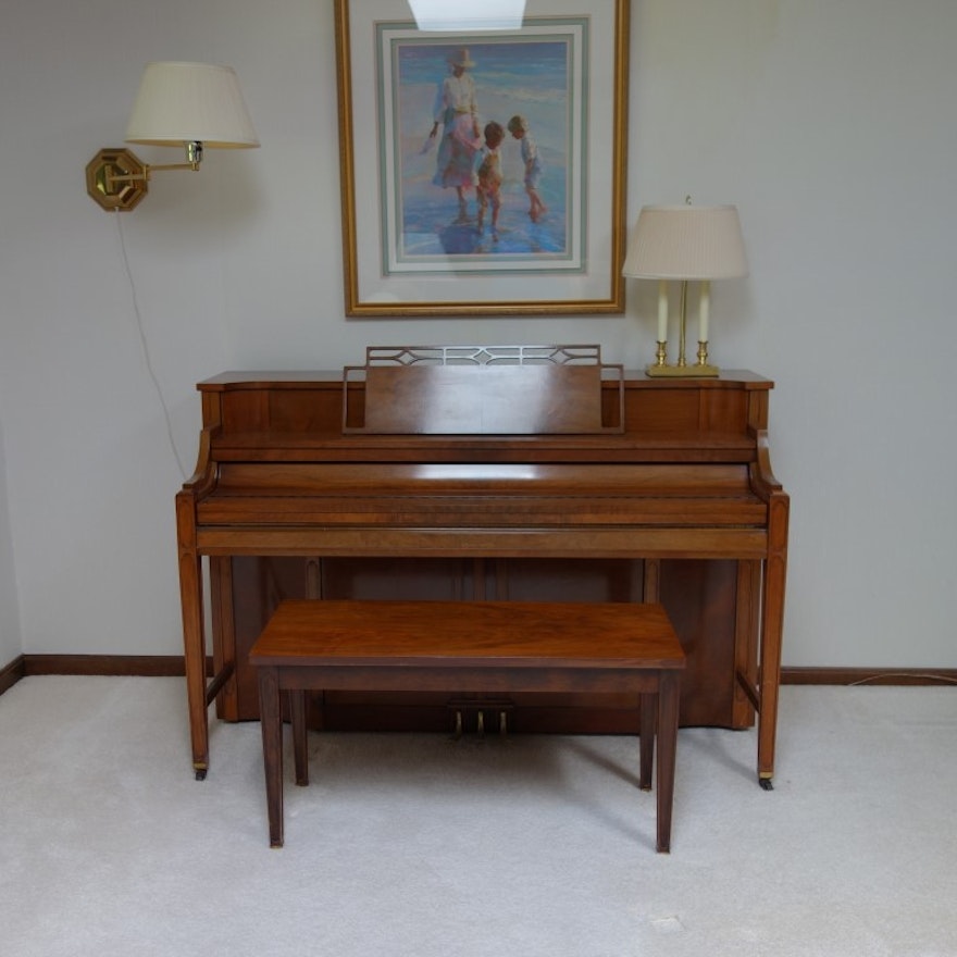 Kimball "Consolette" Upright Piano