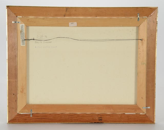 Earlita Dunavant Acrylic on Canvas "A Cold Winter Night"