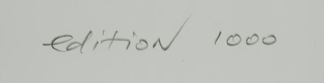 Jovan Obiĉan Artist's Proof Offset Lithograph "Musical Umbrella"