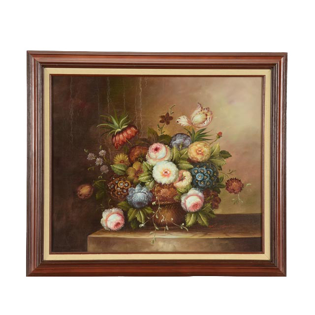 M. Aaron Oil on Canvas Still Life