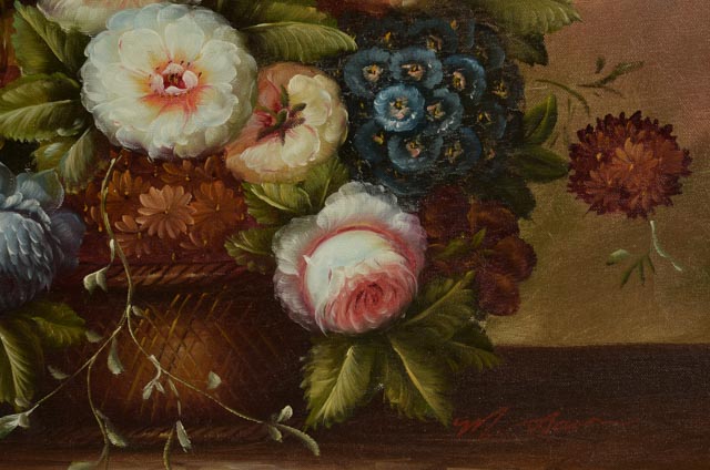 M. Aaron Oil on Canvas Still Life