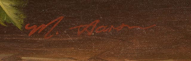 M. Aaron Oil on Canvas Still Life